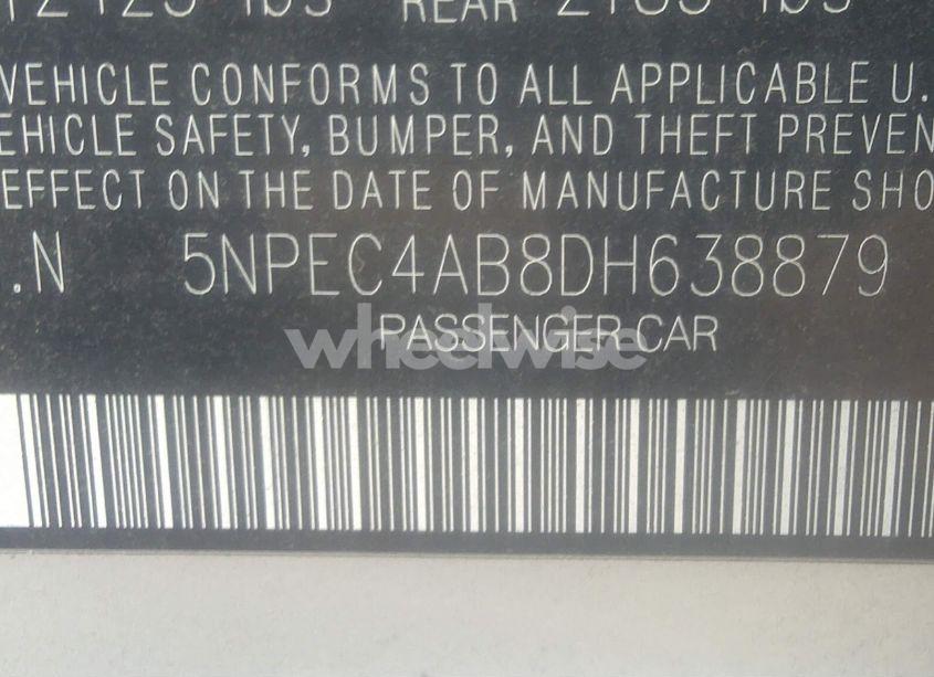 Photo 9 of 2013 Hyundai Sonata SE 2.0T (VIN 5NPEC4AB8DH638879)