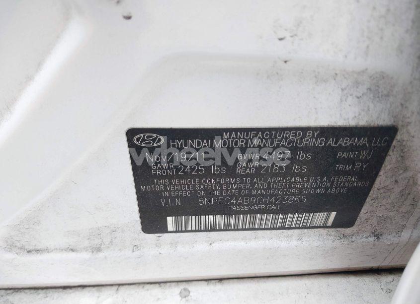 Photo 9 of 2012 Hyundai Sonata SE 2.0T (VIN 5NPEC4AB9CH423865)