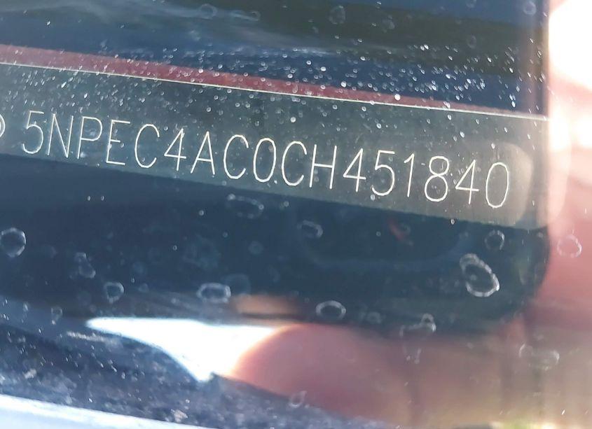 Photo 9 of 2012 Hyundai Sonata LIMITED (VIN 5NPEC4AC0CH451840)