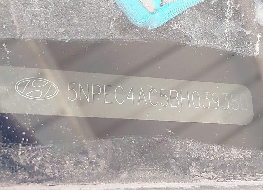 Photo 9 of 2011 Hyundai Sonata SE (VIN 5NPEC4AC5BH039380)