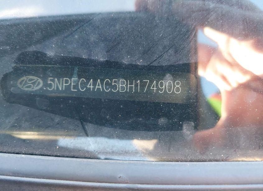 Photo 9 of 2011 Hyundai Sonata LIMITED (VIN 5NPEC4AC5BH174908)