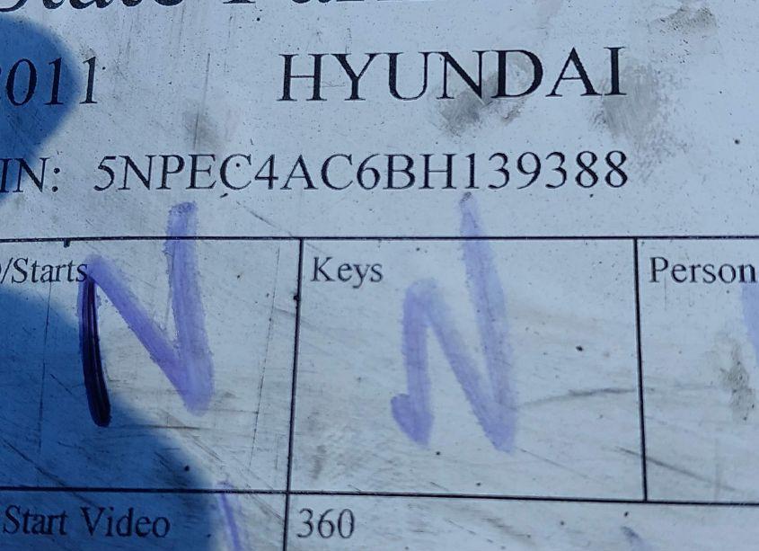 Photo 9 of 2011 Hyundai Sonata LIMITED (VIN 5NPEC4AC6BH139388)