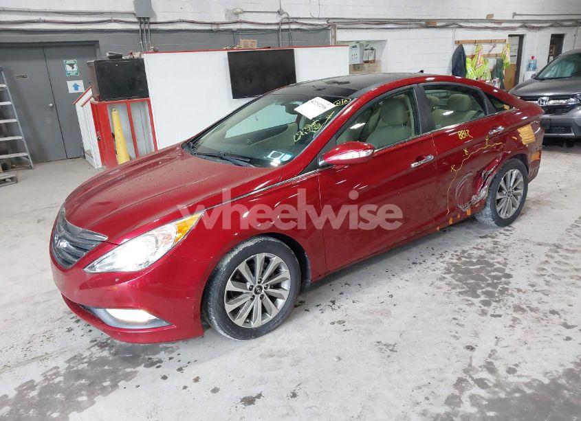 Photo 2 of 2014 Hyundai Sonata LIMITED (VIN 5NPEC4AC6EH828027)