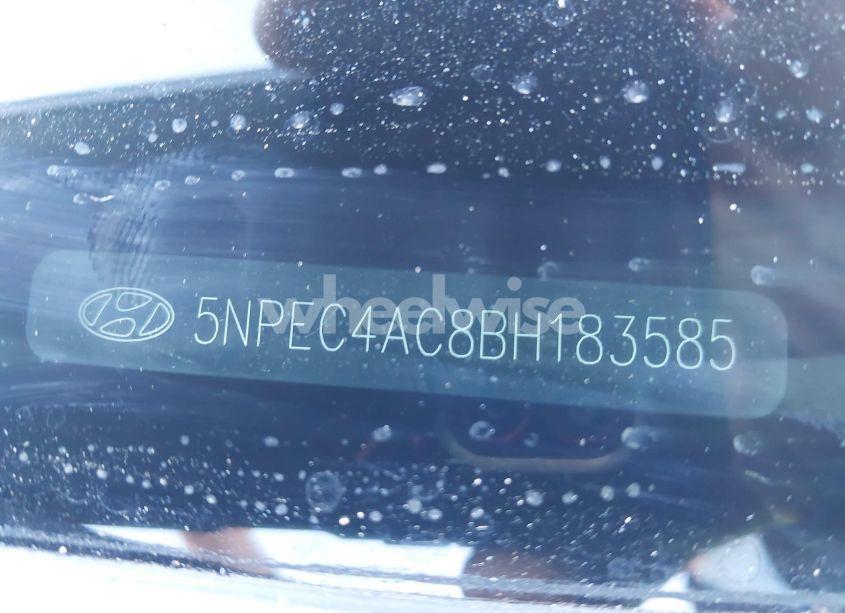 Photo 9 of 2011 Hyundai Sonata SE (VIN 5NPEC4AC8BH183585)