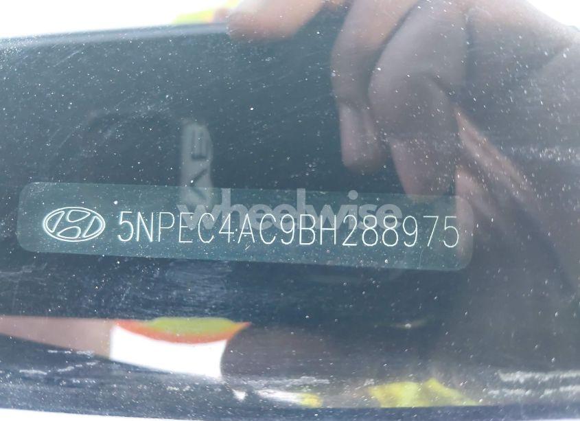 Photo 9 of 2011 Hyundai Sonata SE (VIN 5NPEC4AC9BH288975)