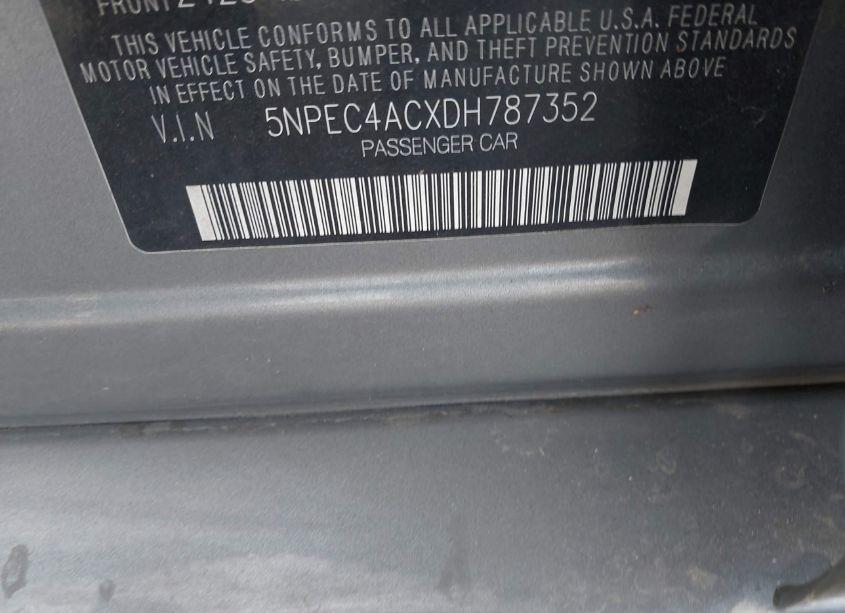 Photo 9 of 2013 Hyundai Sonata SE (VIN 5NPEC4ACXDH787352)