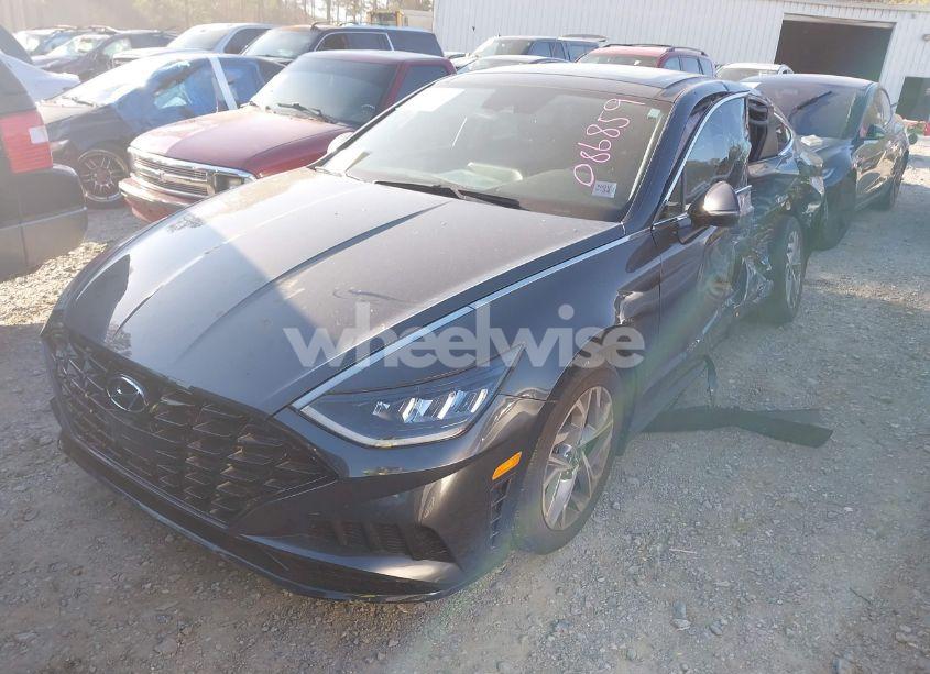 Photo 2 of 2021 Hyundai Sonata SEL (VIN 5NPEF4JA4MH086859)