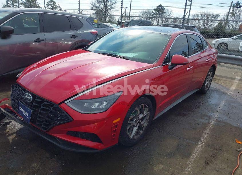 Photo 2 of 2021 Hyundai Sonata SEL (VIN 5NPEF4JA5MH094484)