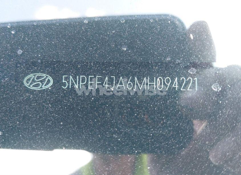 Photo 9 of 2021 Hyundai Sonata SEL (VIN 5NPEF4JA6MH094221)