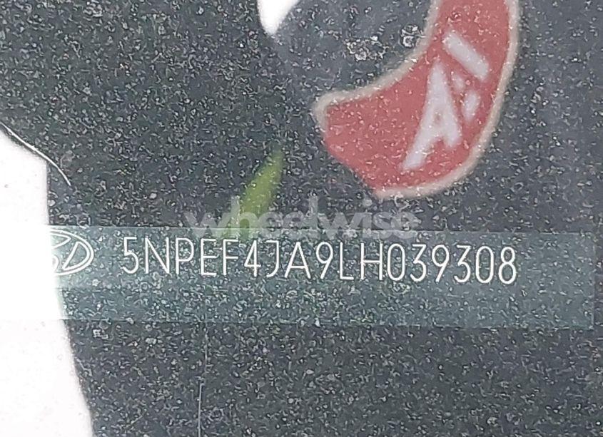 Photo 9 of 2020 Hyundai Sonata SEL (VIN 5NPEF4JA9LH039308)