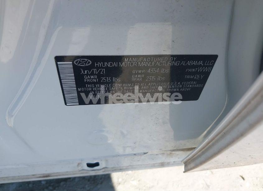 Photo 9 of 2022 Hyundai Sonata SE (VIN 5NPEG4JA9NH135469)