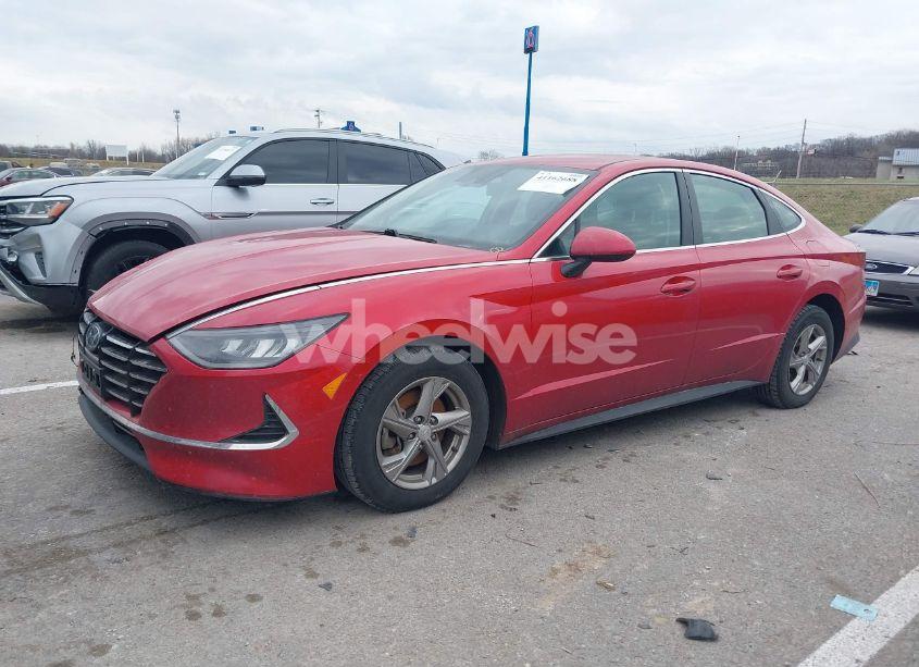 Photo 2 of 2021 Hyundai Sonata SE (VIN 5NPEG4JAXMH068489)