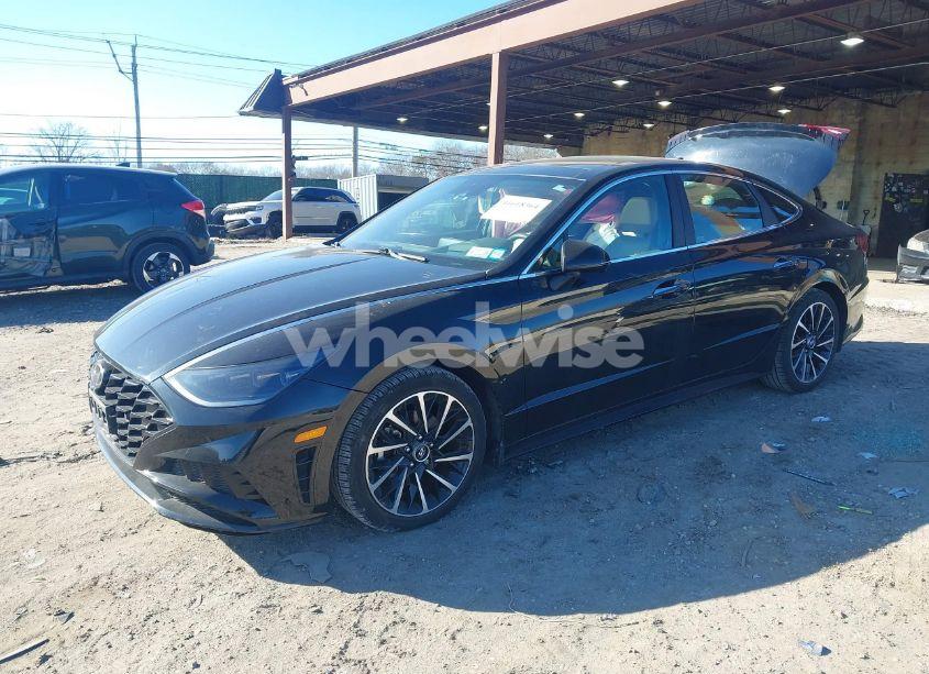 Photo 2 of 2021 Hyundai Sonata LIMITED (VIN 5NPEH4J20MH090748)