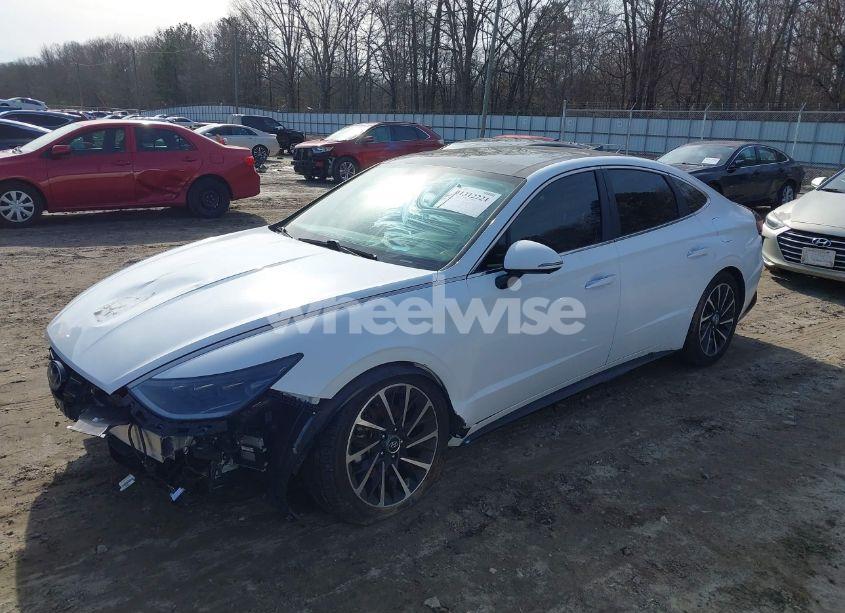 Photo 2 of 2021 Hyundai Sonata LIMITED (VIN 5NPEH4J23MH067559)