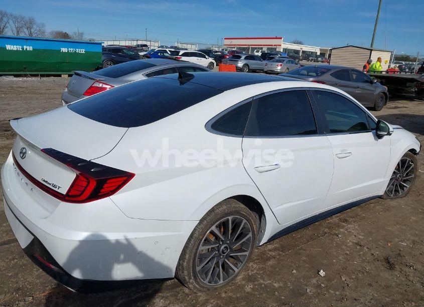Photo 4 of 2021 Hyundai Sonata LIMITED (VIN 5NPEH4J23MH067559)