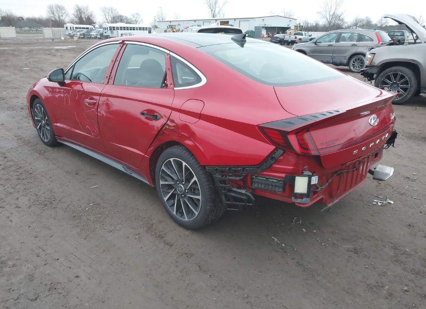 Photo 3 of 2021 Hyundai Sonata LIMITED (VIN 5NPEH4J23MH095488)