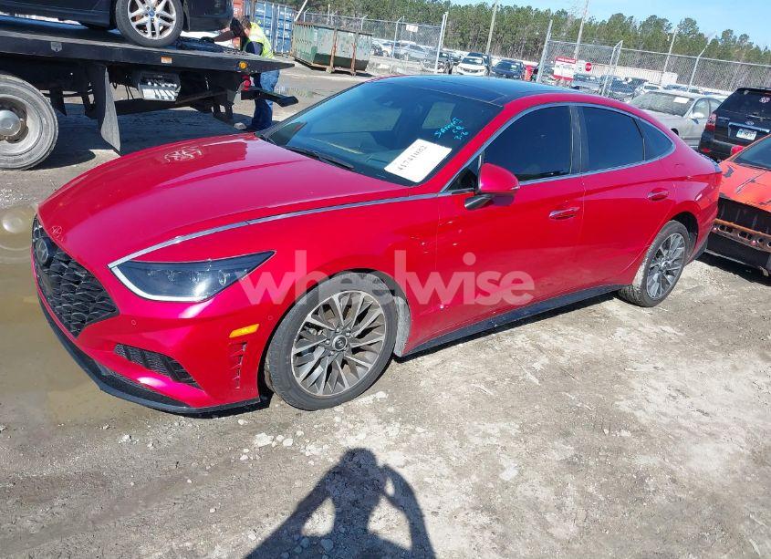 Photo 2 of 2021 Hyundai Sonata LIMITED (VIN 5NPEH4J23MH119255)