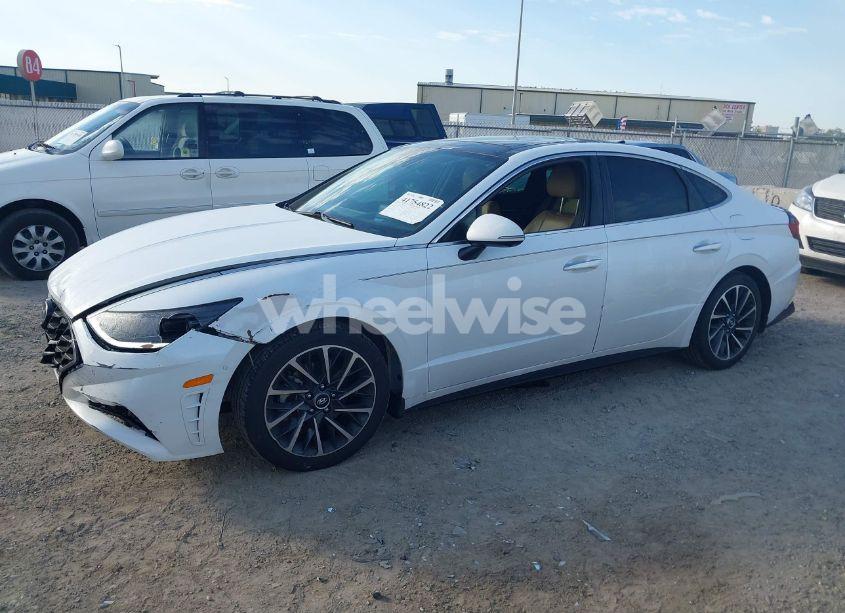 Photo 2 of 2021 Hyundai Sonata LIMITED (VIN 5NPEH4J24MH110578)