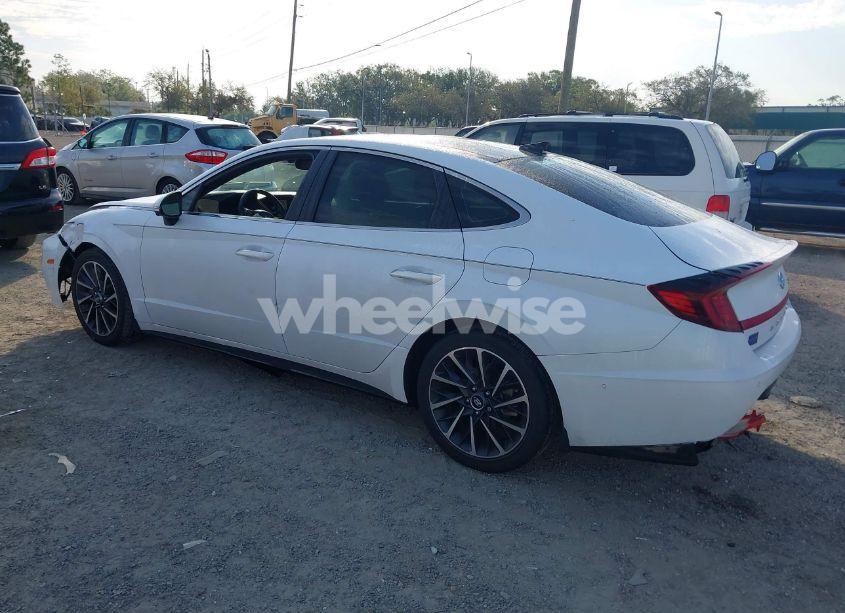 Photo 3 of 2021 Hyundai Sonata LIMITED (VIN 5NPEH4J24MH110578)