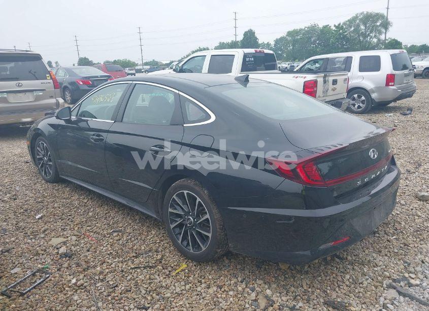 Photo 3 of 2021 Hyundai Sonata LIMITED (VIN 5NPEH4J25MH070723)