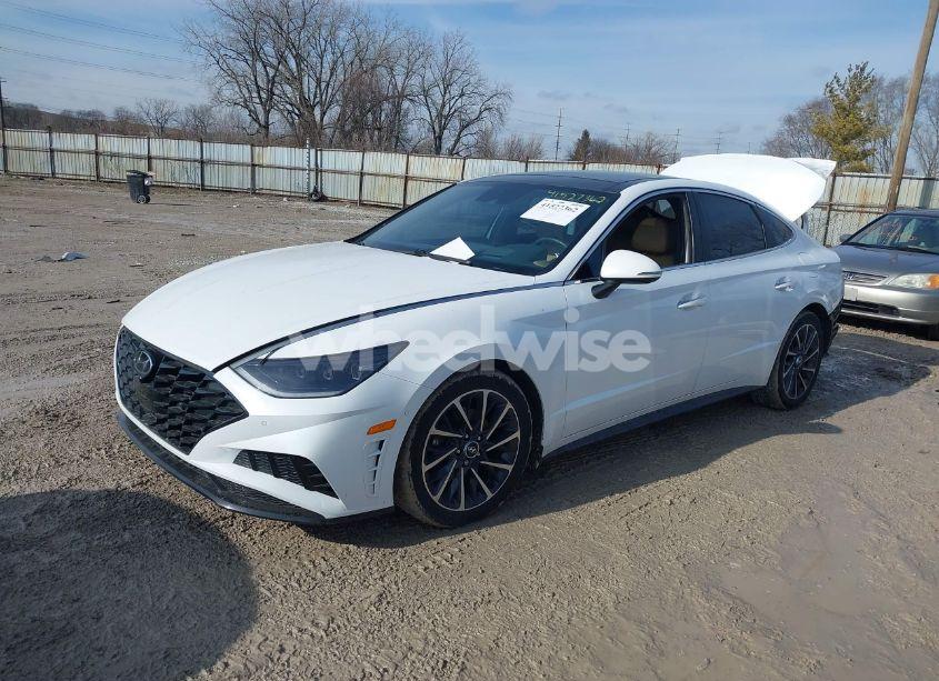 Photo 2 of 2021 Hyundai Sonata LIMITED (VIN 5NPEH4J25MH104434)