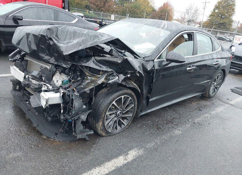 Photo 2 of 2021 Hyundai Sonata LIMITED (VIN 5NPEH4J25MH124103)