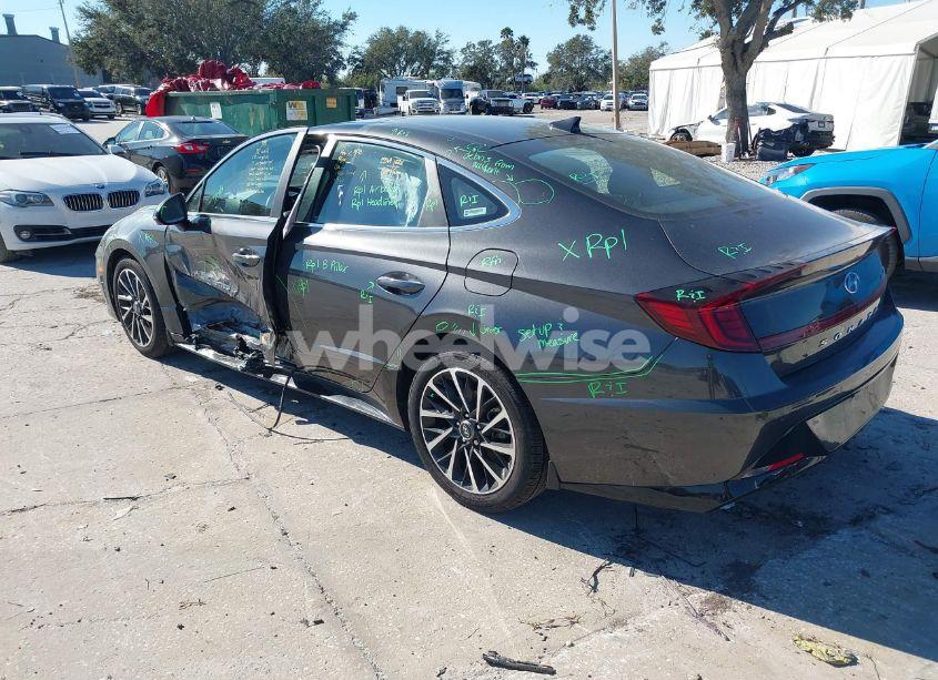 Photo 3 of 2021 Hyundai Sonata LIMITED (VIN 5NPEH4J26MH079978)