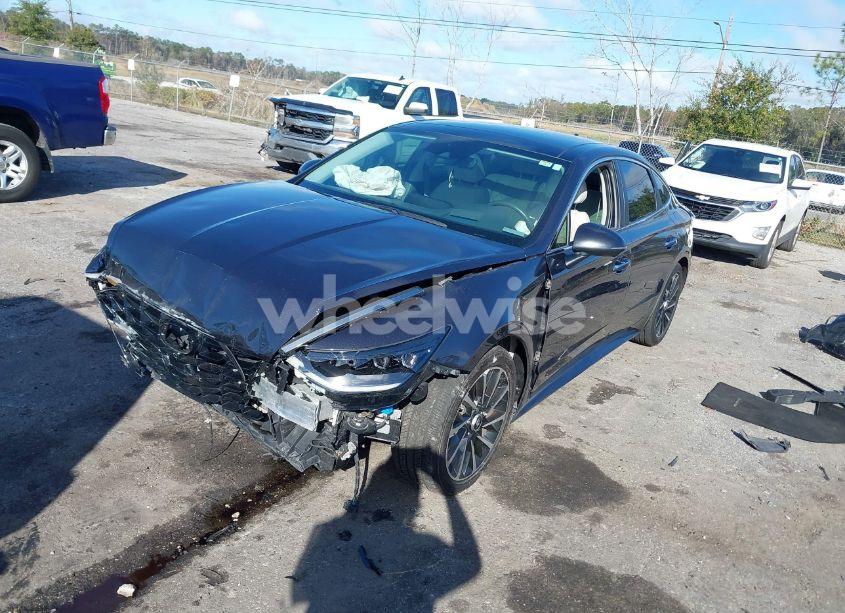 Photo 2 of 2021 Hyundai Sonata LIMITED (VIN 5NPEH4J26MH082119)