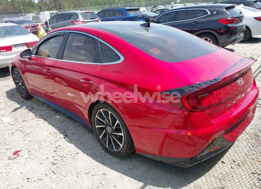 Photo 3 of 2021 Hyundai Sonata LIMITED (VIN 5NPEH4J26MH083738)