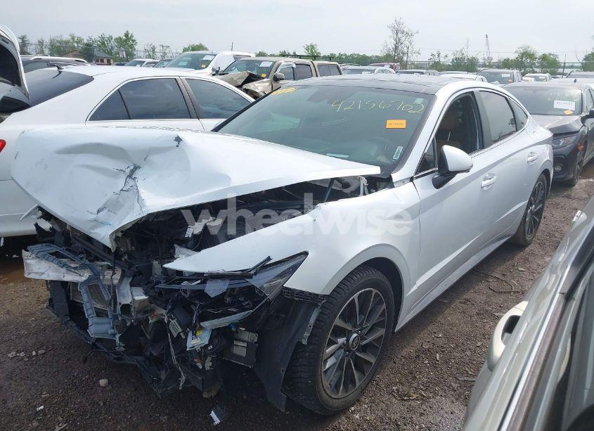 Photo 2 of 2021 Hyundai Sonata LIMITED (VIN 5NPEH4J26MH102515)