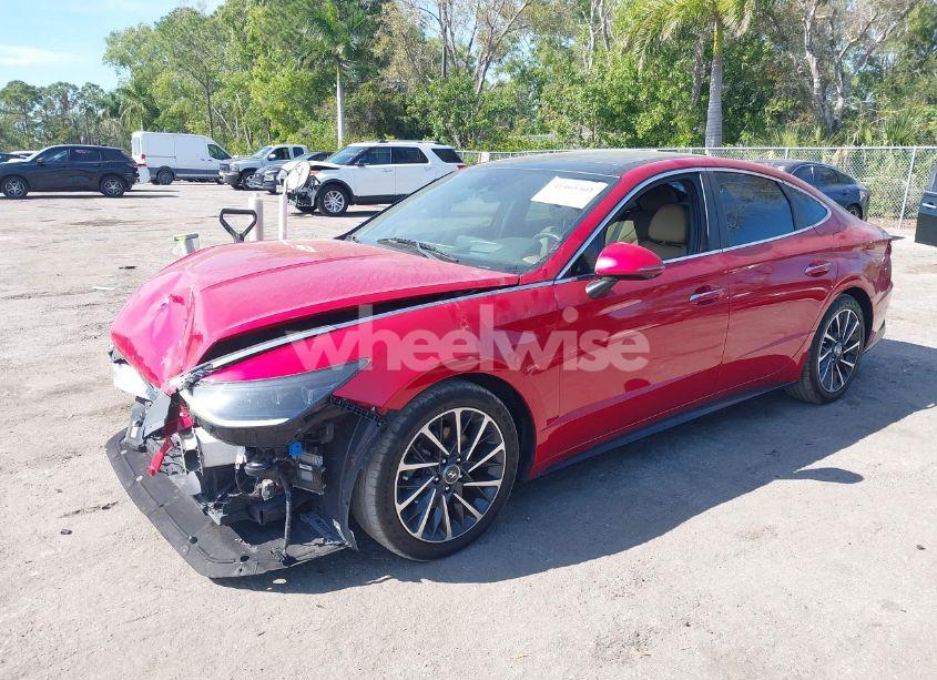 Photo 2 of 2021 Hyundai Sonata LIMITED (VIN 5NPEH4J26MH104944)