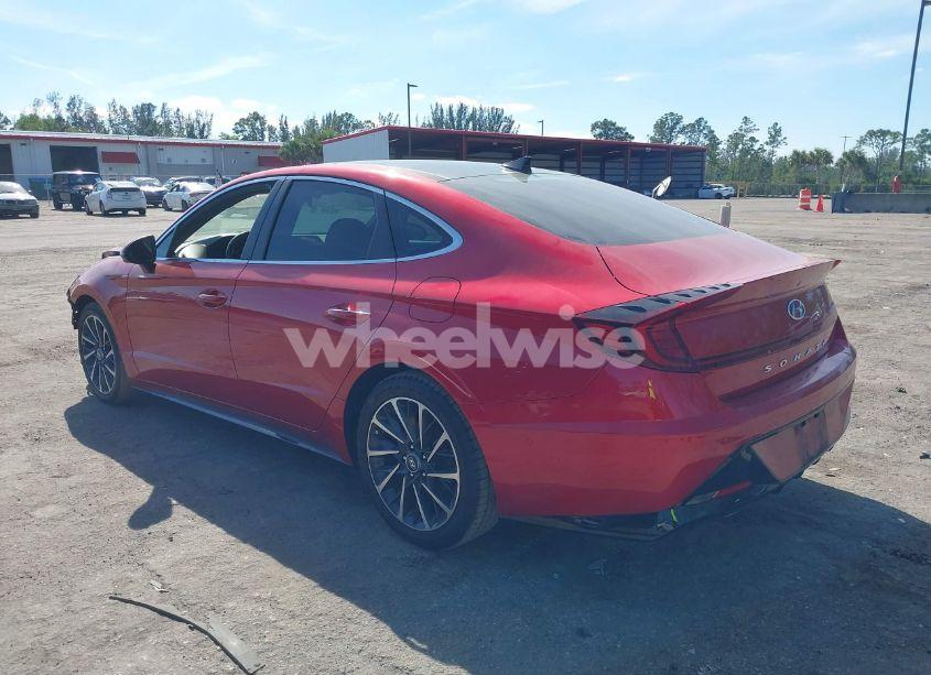 Photo 3 of 2021 Hyundai Sonata LIMITED (VIN 5NPEH4J26MH104944)
