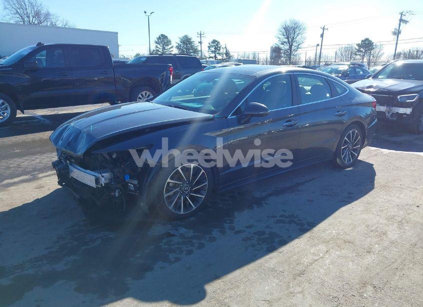 Photo 2 of 2021 Hyundai Sonata LIMITED (VIN 5NPEH4J27MH102040)