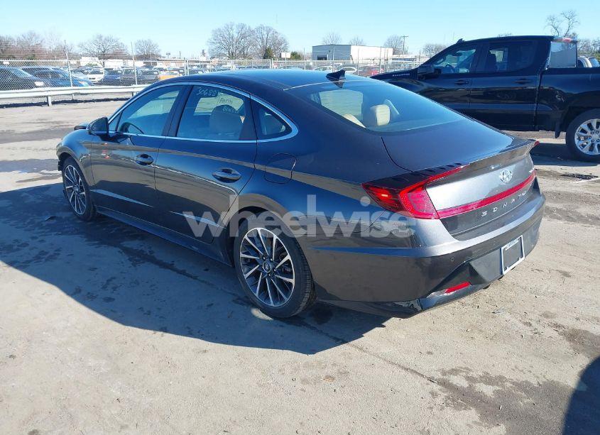 Photo 3 of 2021 Hyundai Sonata LIMITED (VIN 5NPEH4J27MH102040)