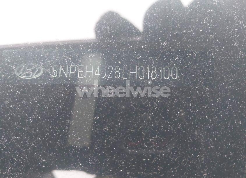 Photo 9 of 2020 Hyundai Sonata LIMITED (VIN 5NPEH4J28LH018100)