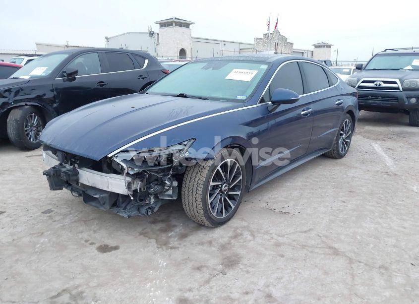 Photo 2 of 2021 Hyundai Sonata LIMITED (VIN 5NPEH4J29MH065976)