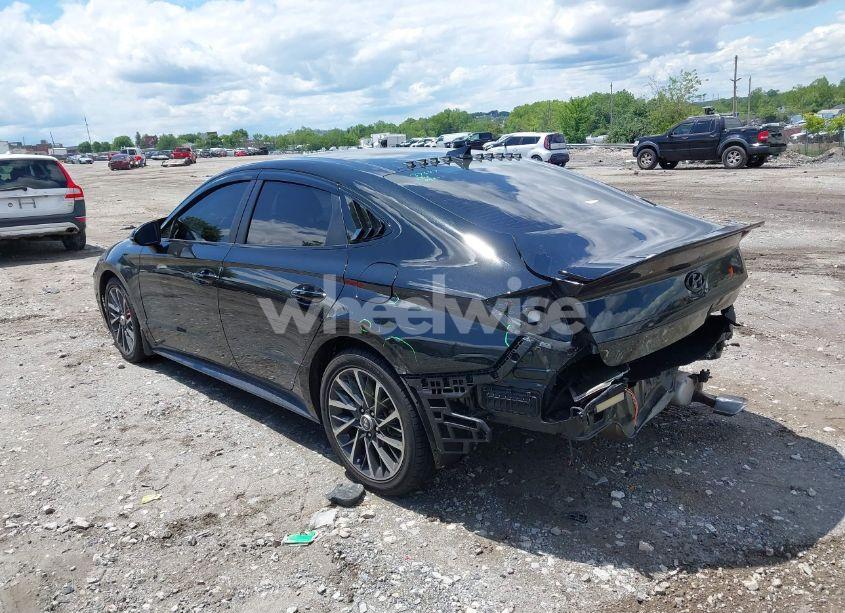 Photo 3 of 2021 Hyundai Sonata LIMITED (VIN 5NPEH4J29MH117459)