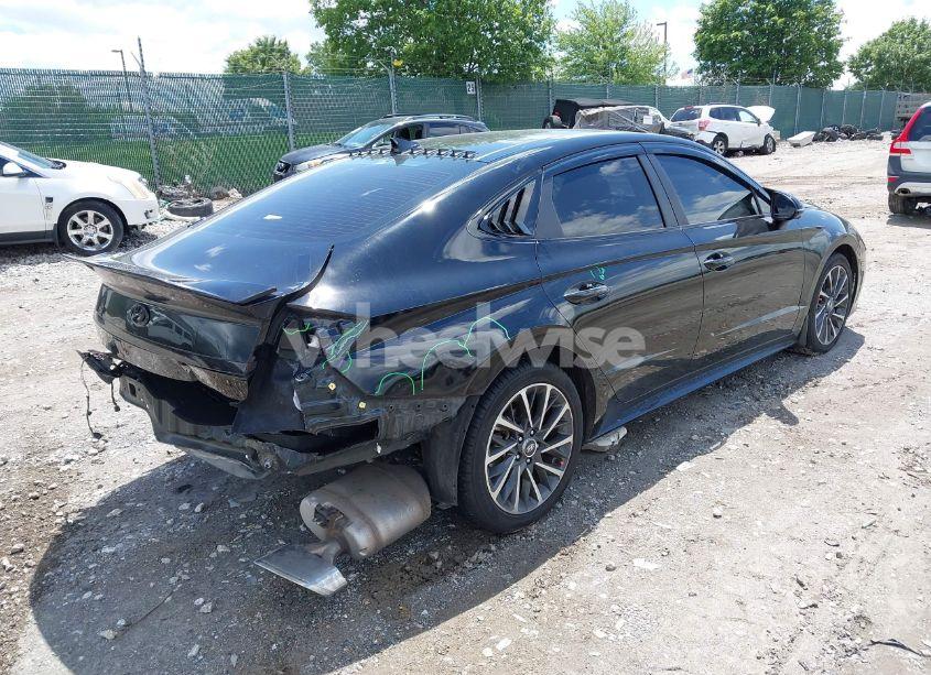 Photo 4 of 2021 Hyundai Sonata LIMITED (VIN 5NPEH4J29MH117459)