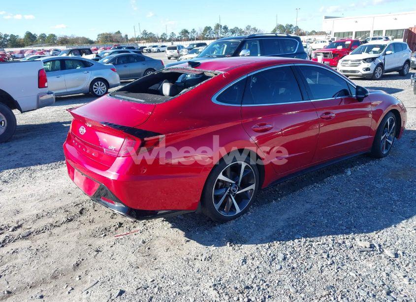 Photo 4 of 2021 Hyundai Sonata SEL PLUS (VIN 5NPEJ4J22MH084616)