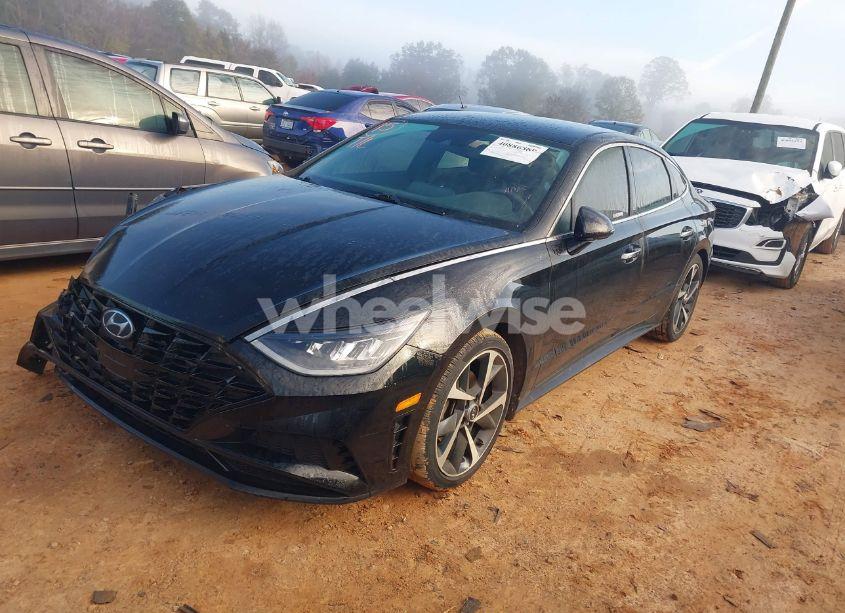 Photo 2 of 2021 Hyundai Sonata SEL PLUS (VIN 5NPEJ4J24MH064349)