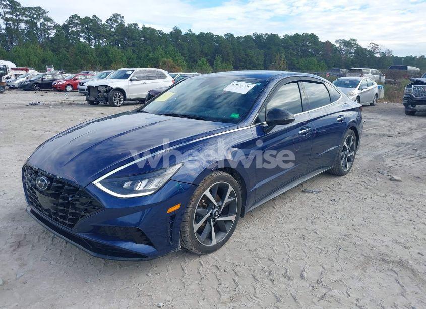Photo 2 of 2021 Hyundai Sonata SEL PLUS (VIN 5NPEJ4J24MH064447)