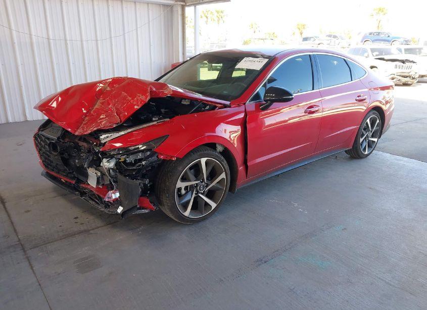 Photo 2 of 2021 Hyundai Sonata SEL PLUS (VIN 5NPEJ4J25MH063680)