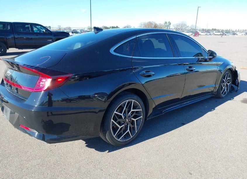 Photo 4 of 2021 Hyundai Sonata N LINE (VIN 5NPEK4JC0MH106215)