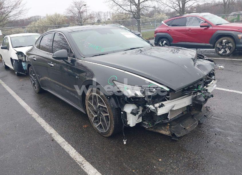 2021 Hyundai Sonata N LINE (VIN 5NPEK4JC0MH127372) main photo