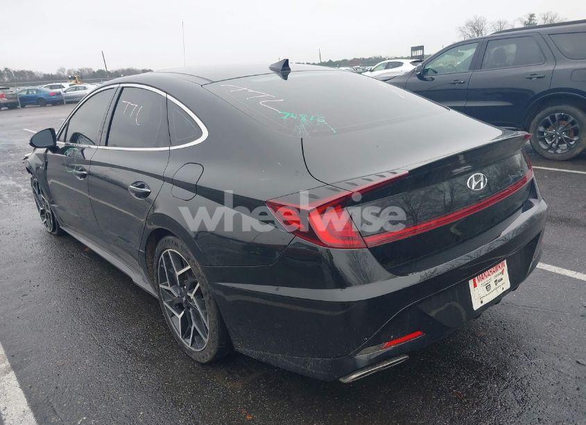 Photo 3 of 2021 Hyundai Sonata N LINE (VIN 5NPEK4JC0MH127372)