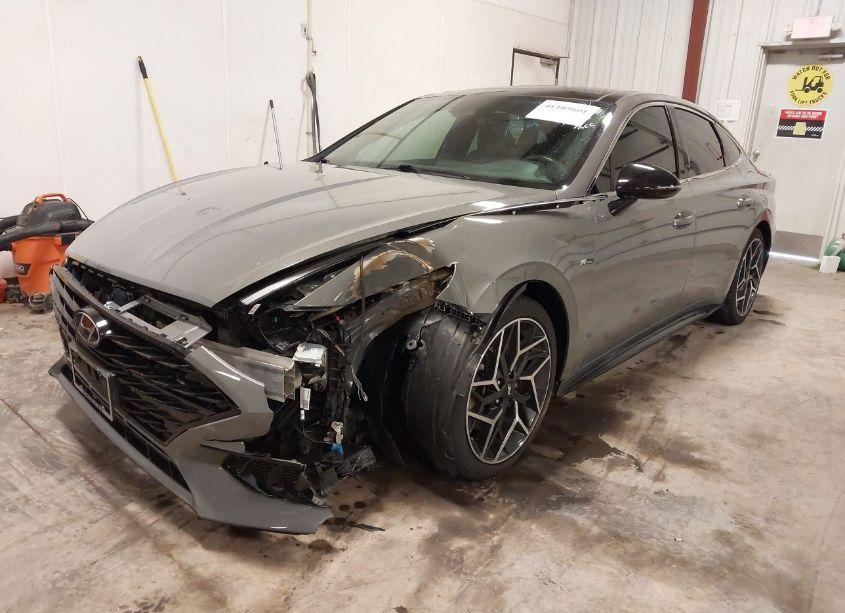 Photo 2 of 2021 Hyundai Sonata N LINE (VIN 5NPEK4JC1MH110760)