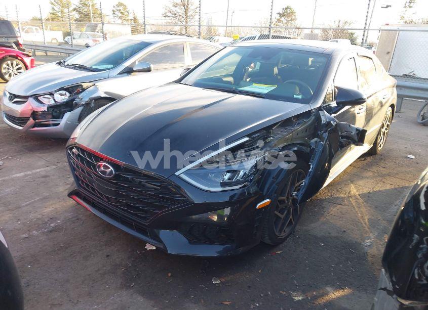 Photo 2 of 2021 Hyundai Sonata N LINE (VIN 5NPEK4JC1MH131737)