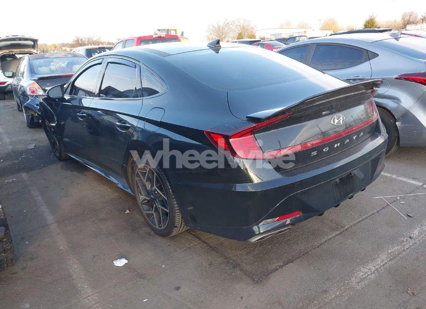 Photo 3 of 2021 Hyundai Sonata N LINE (VIN 5NPEK4JC1MH131737)