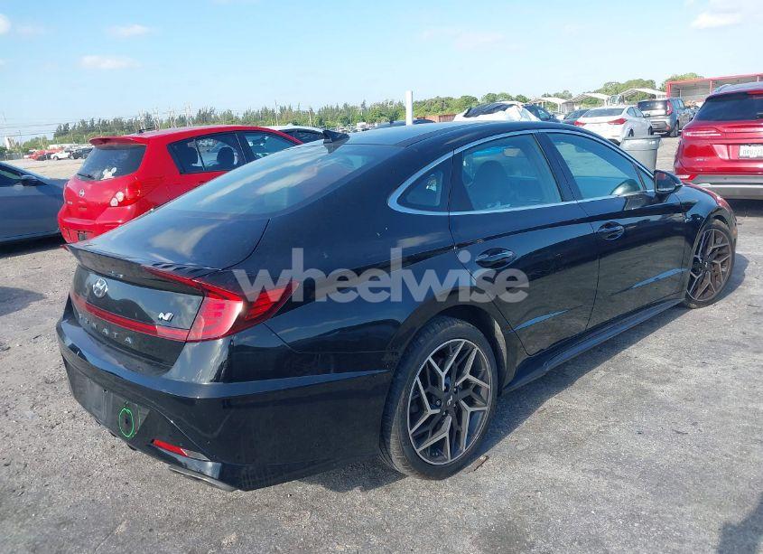 Photo 4 of 2021 Hyundai Sonata N LINE (VIN 5NPEK4JC2MH108693)