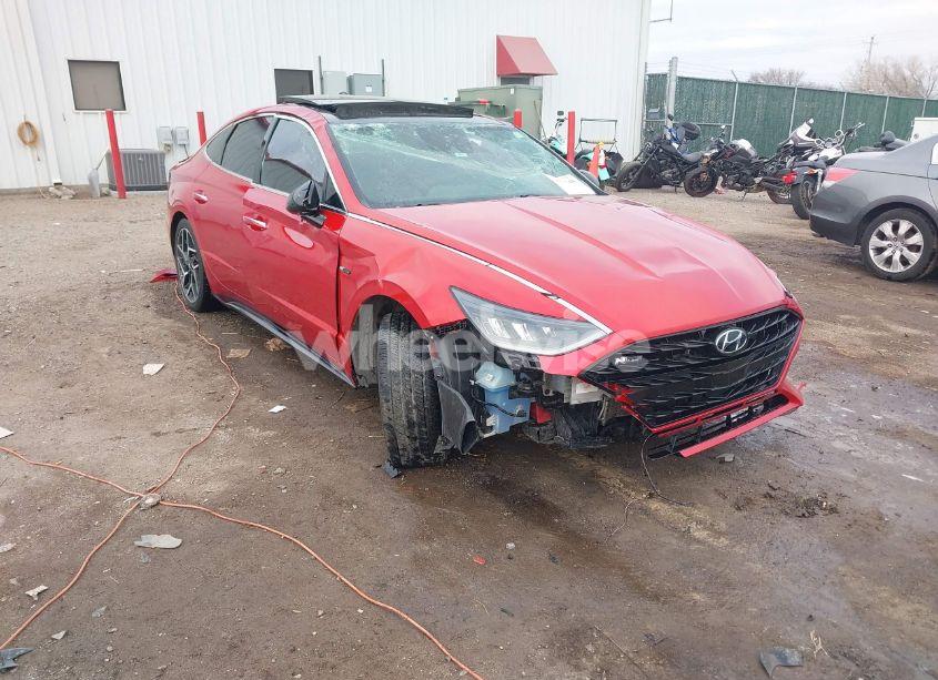 2021 Hyundai Sonata N LINE (VIN 5NPEK4JC3MH108198) main photo